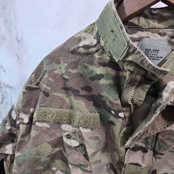 Army Camo Jacket Medium Reg Multicam Digital Top Shirt Army Military Fatigue FR - Picture 2 of 10